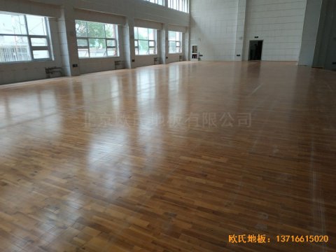寧夏銀川試驗(yàn)中學(xué)舞臺運(yùn)動木地板安裝